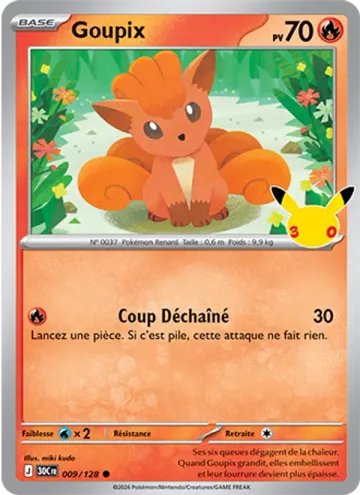Carte Goupix — 30ᵉ Anniversaire