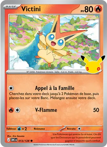 Carte Victini — 30ᵉ Anniversaire