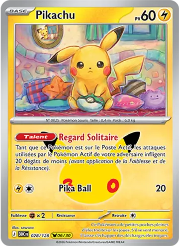 Carte Pikachu — 30ᵉ Anniversaire
