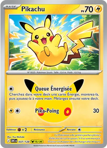 Carte Pikachu — 30ᵉ Anniversaire