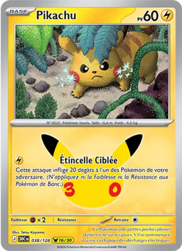 Carte Pikachu — 30ᵉ Anniversaire