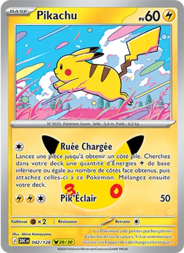 Carte Pikachu — 30ᵉ Anniversaire