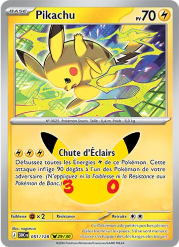 Carte Pikachu — 30ᵉ Anniversaire
