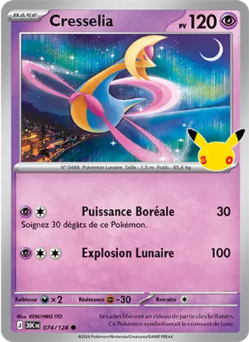 Carte Cresselia — 30ᵉ Anniversaire