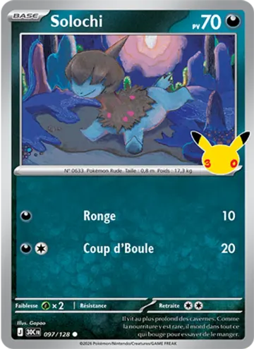Carte Solochi — 30ᵉ Anniversaire
