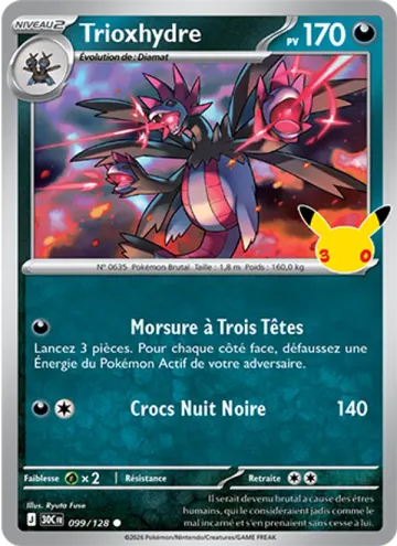 Carte Trioxhydre — 30ᵉ Anniversaire