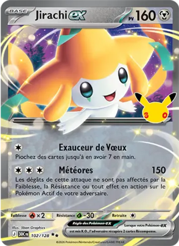 Carte Jirachi-ex — 30ᵉ Anniversaire
