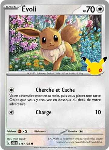 Carte Évoli — 30ᵉ Anniversaire