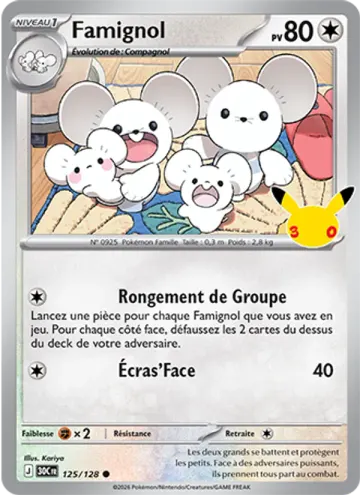 Carte Famignol — 30ᵉ Anniversaire