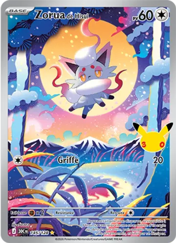 Carte Zorua de Hisui — 30ᵉ Anniversaire