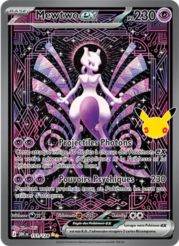Carte Mewtwo-ex — 30ᵉ Anniversaire